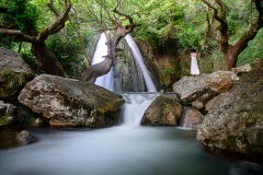 Mokistianos waterfall. Agrinio